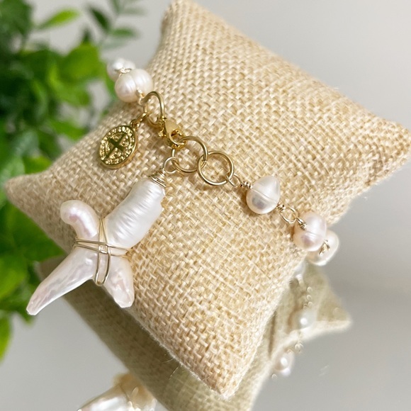 Handmade✨✨ Freshwater pearl bracelet - Picture 11 of 12